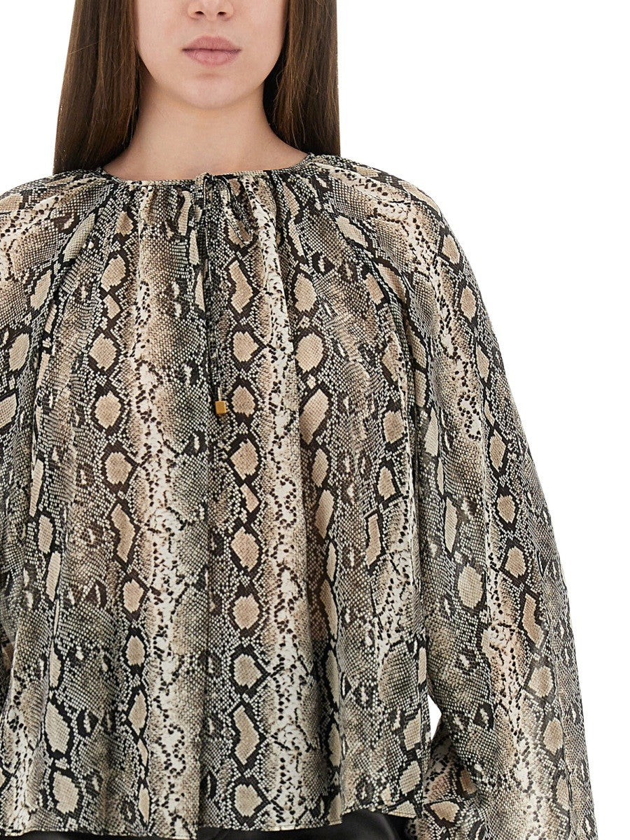 Michael By Michael Kors BLOUSE MET DIERENPRINT