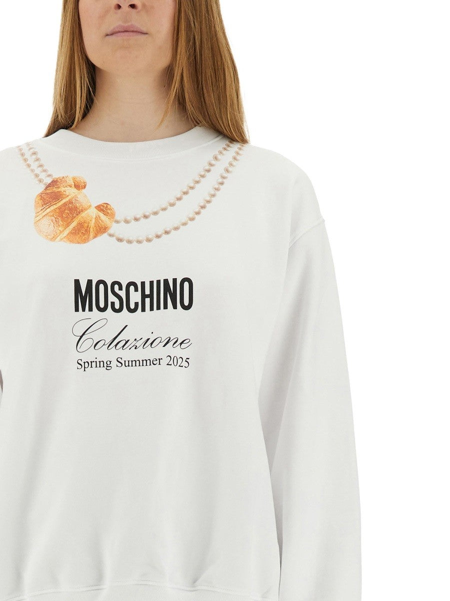 Moschino "BREAKFAST" BLUZĂ DE TRENING