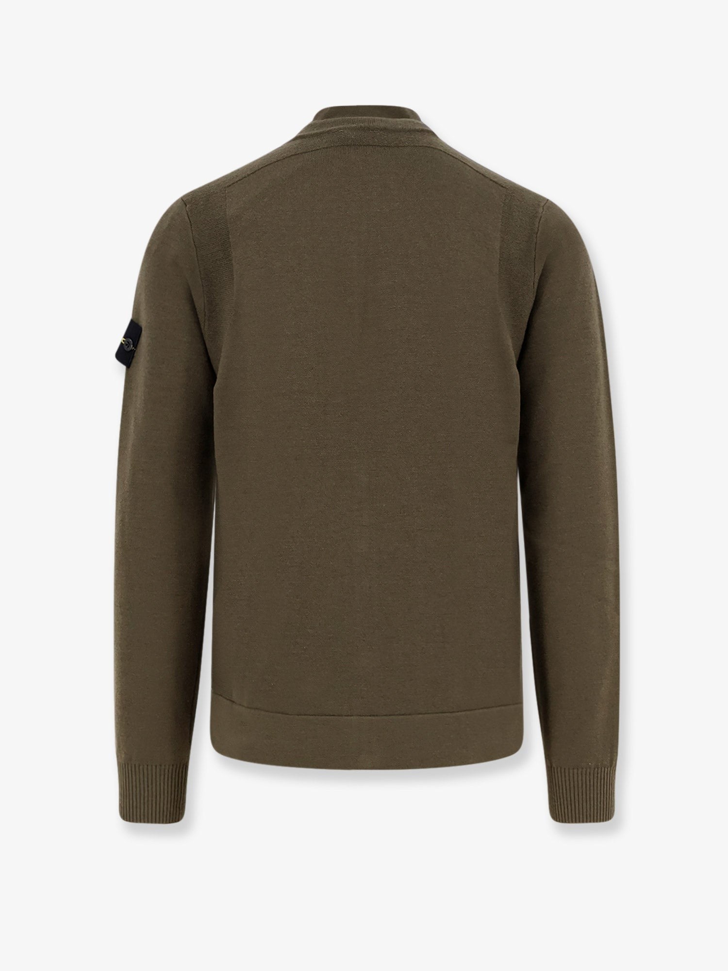Stone Island Cardigan de lã virgem certificada