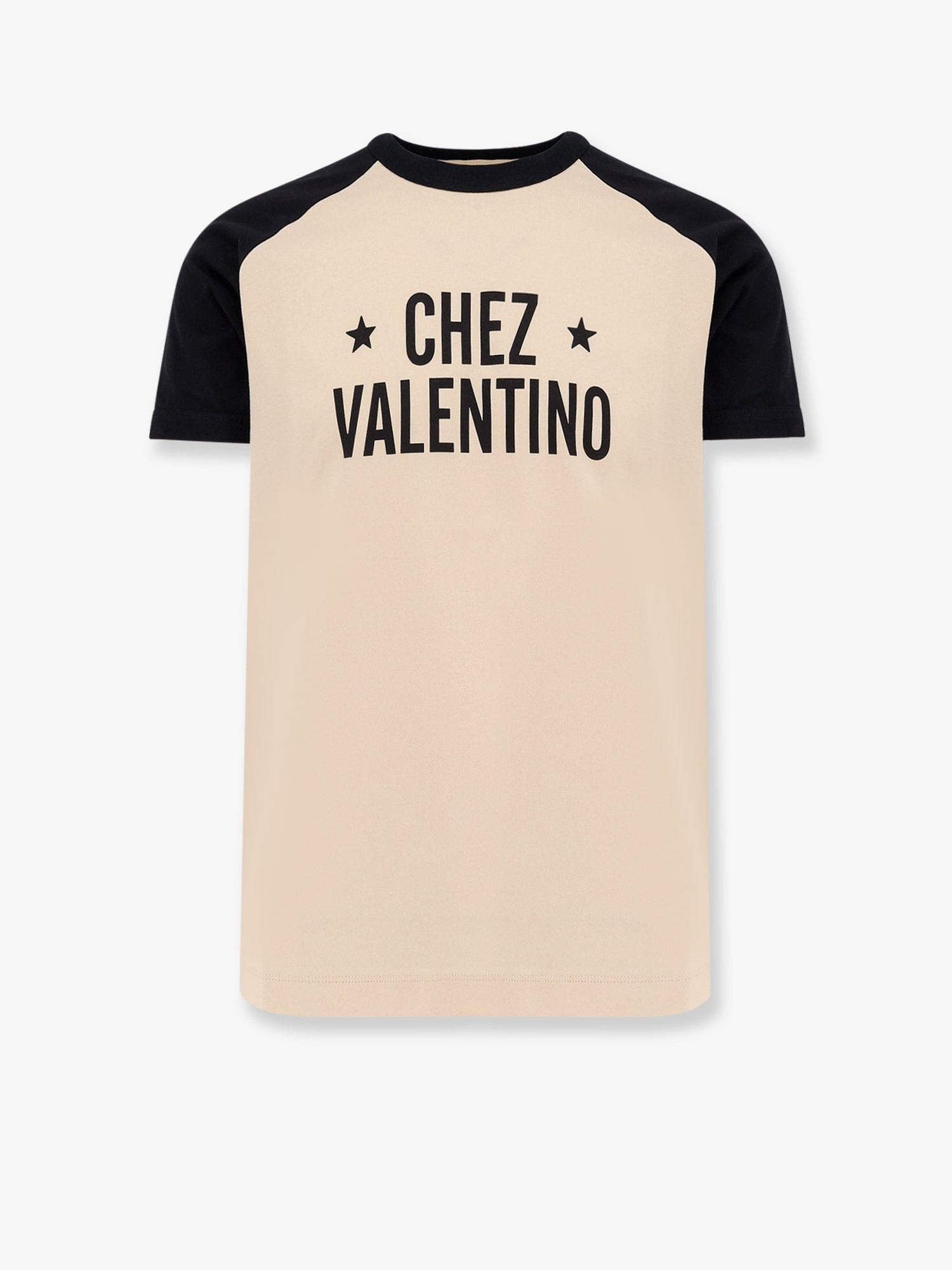 Tシャツ・カットソー VALENTINO Chez Valentino cotton T-shirt Burro/nero Valentino Chez Valentino cotton T-shirt in Burro/Nero | Shop