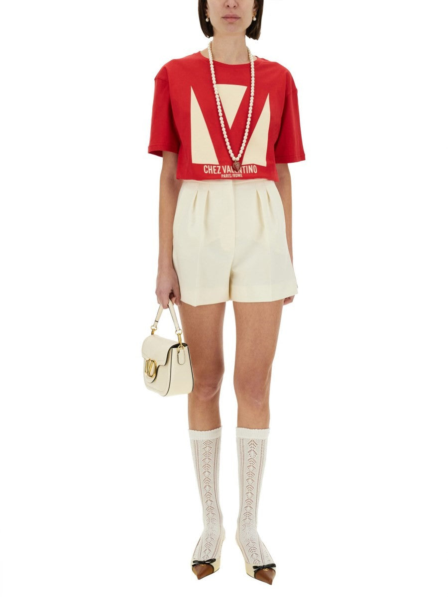 Valentino "CHEZ VALENTINO" T-SHIRT IMPRIMÉ