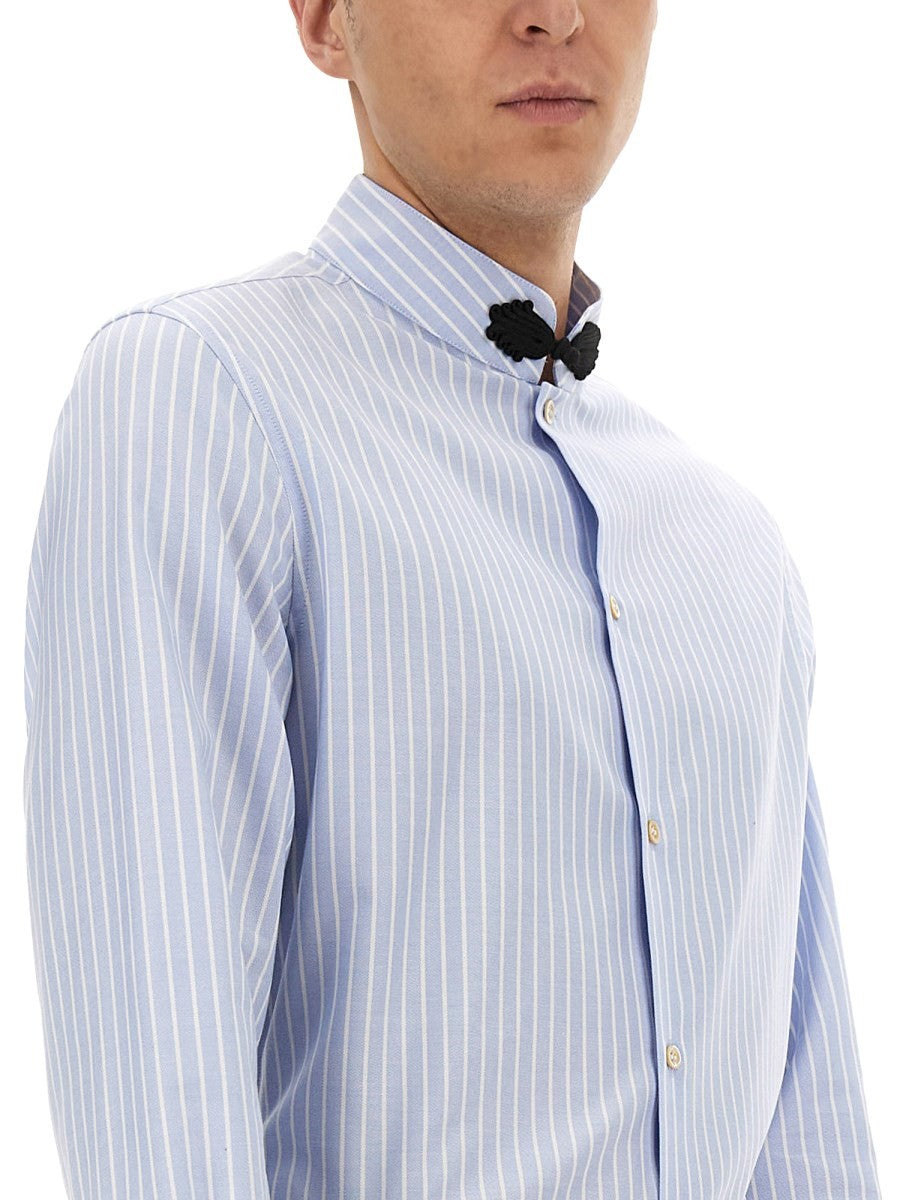 Valentino CHEMISE OXFORD EN COTON AVEC BRANDENBOURG