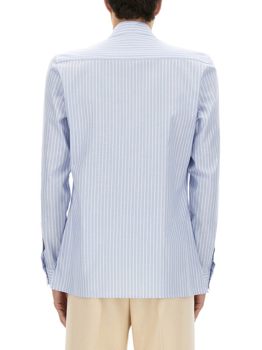 Valentino CHEMISE OXFORD EN COTON AVEC BRANDENBOURG