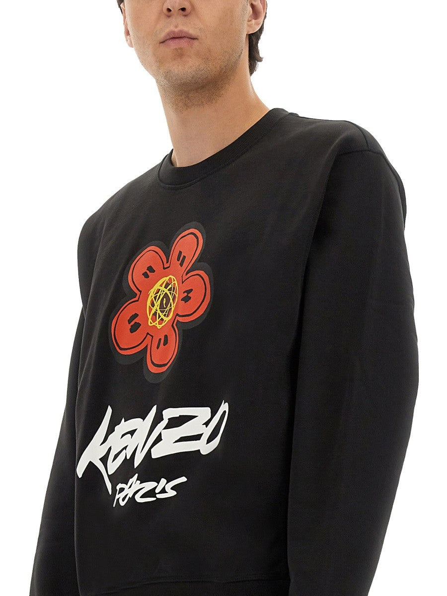 Kenzo BAUMWOLL-SWEATSHIRT "KENZO X FUTURA 2000"