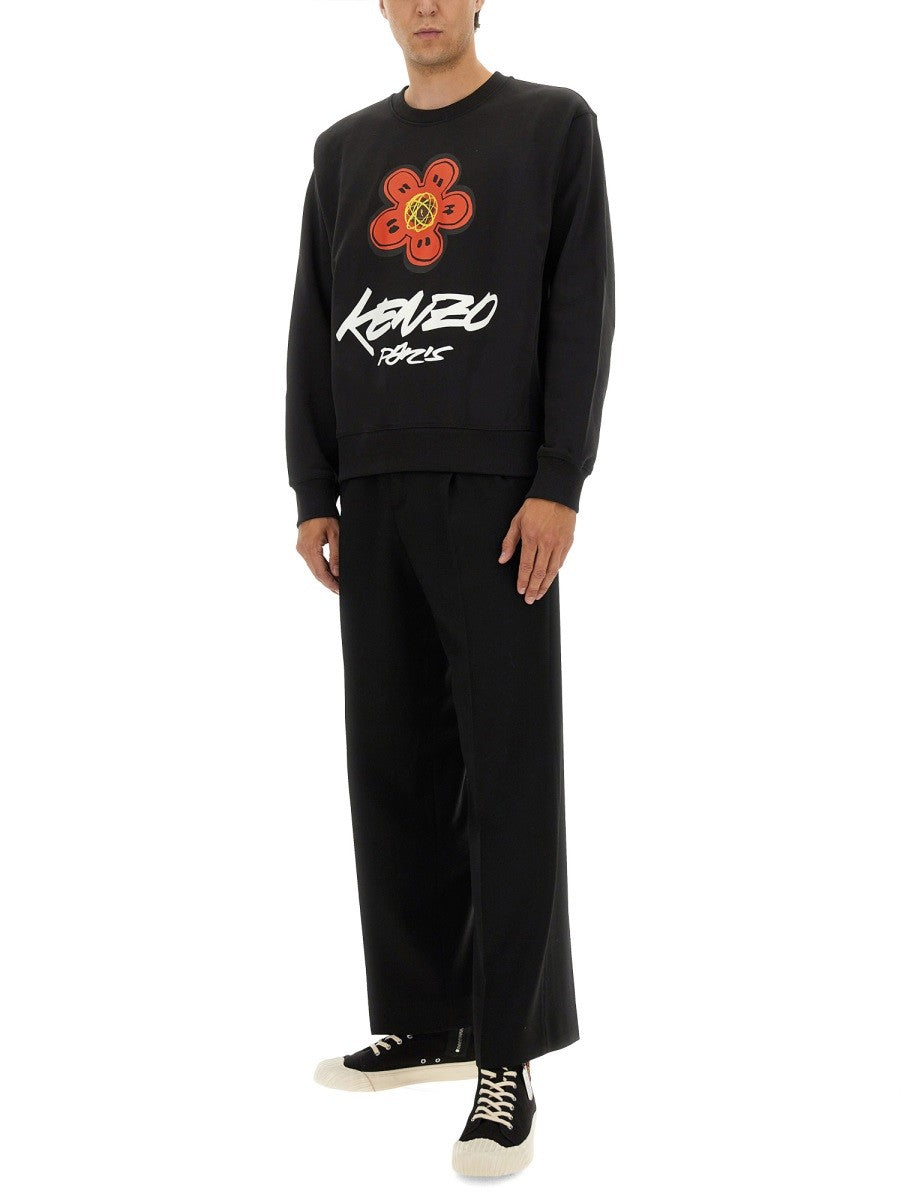 Kenzo BAUMWOLL-SWEATSHIRT "KENZO X FUTURA 2000"