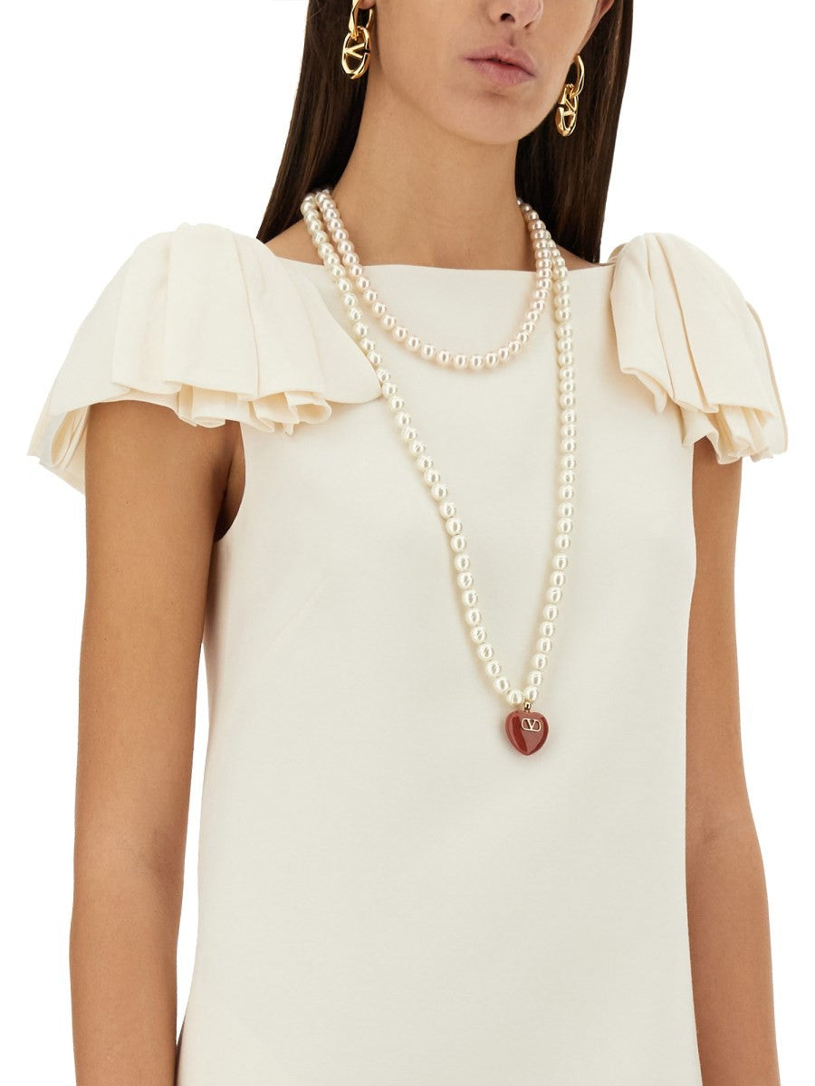 Valentino CRÊPE-COUTURE KURZES KLEID