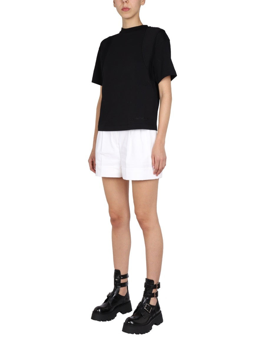 Alexander Mcqueen تي شيرت بياقة دائرية