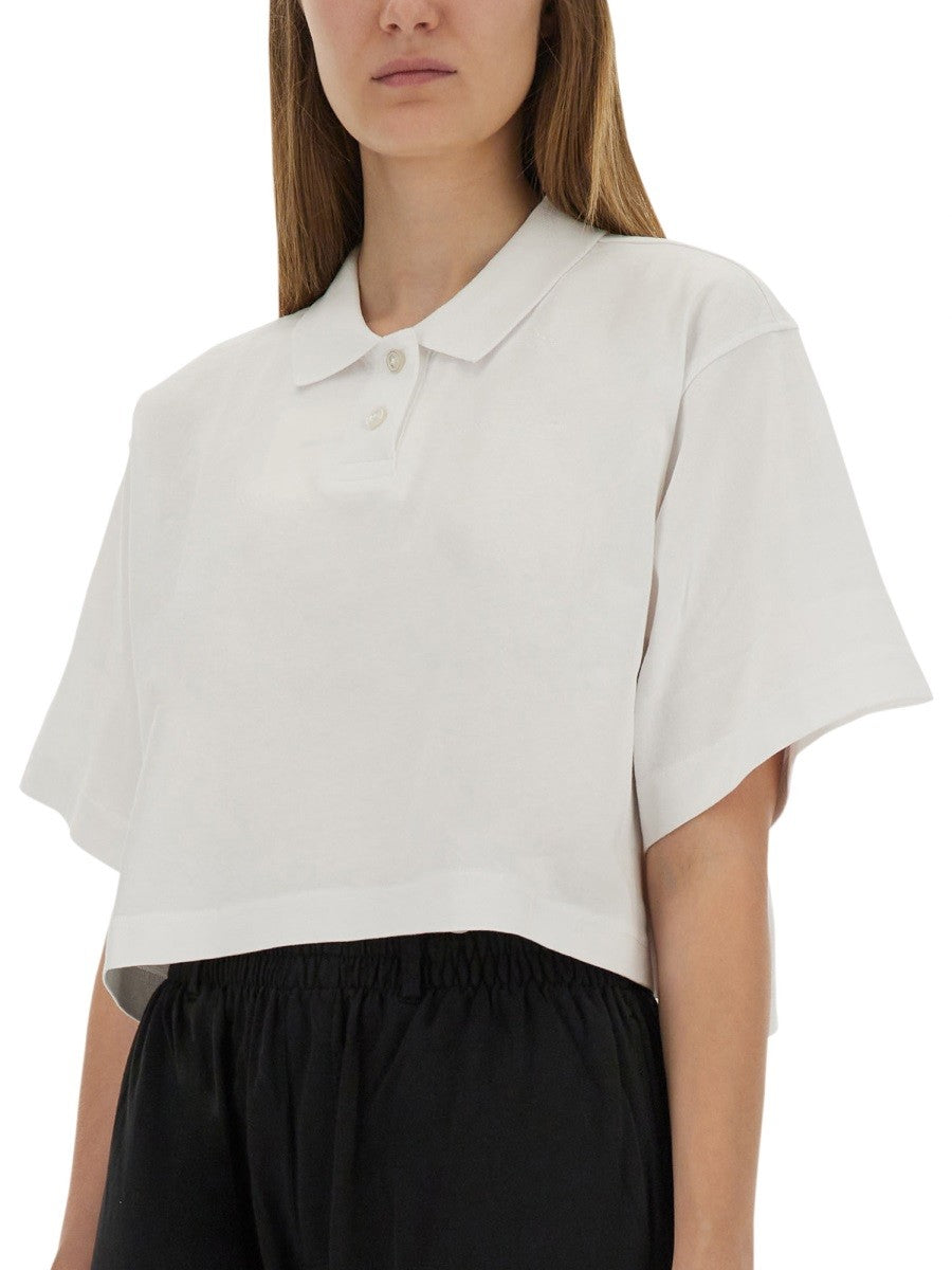 Alexander Wang SKRAĆENA POLO MAJICA OD ŽERSEJA