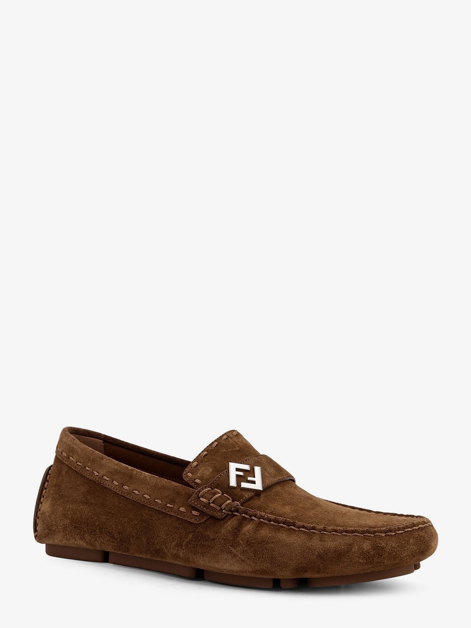 Fendi Driver Crosta Wildleder-Loafer