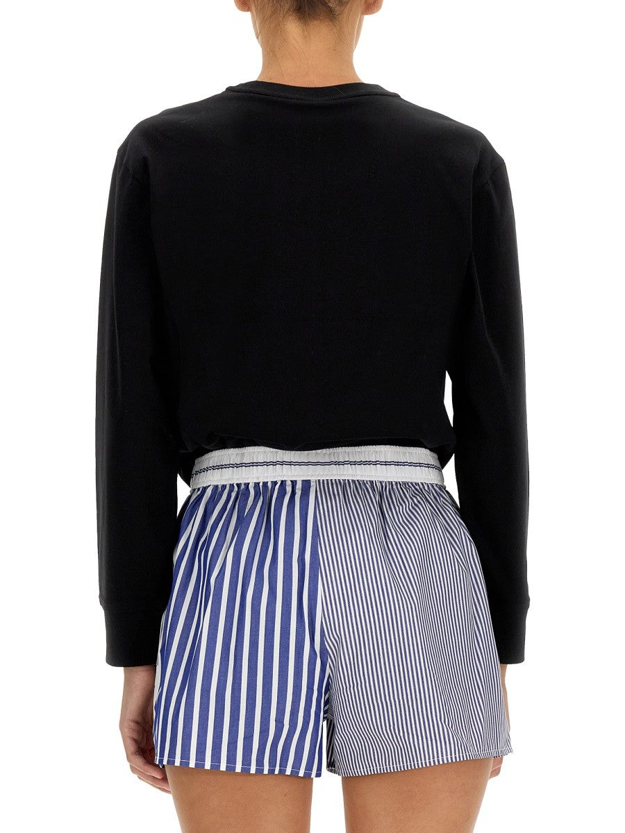 Alexanderwang.T T-SKJORTE MED PREGET LOGO