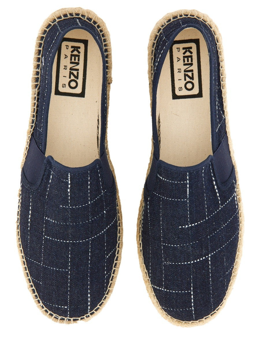 Kenzo espadrilky s výšivkou loga