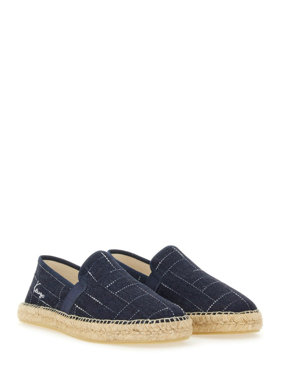 Kenzo espadrilky s výšivkou loga