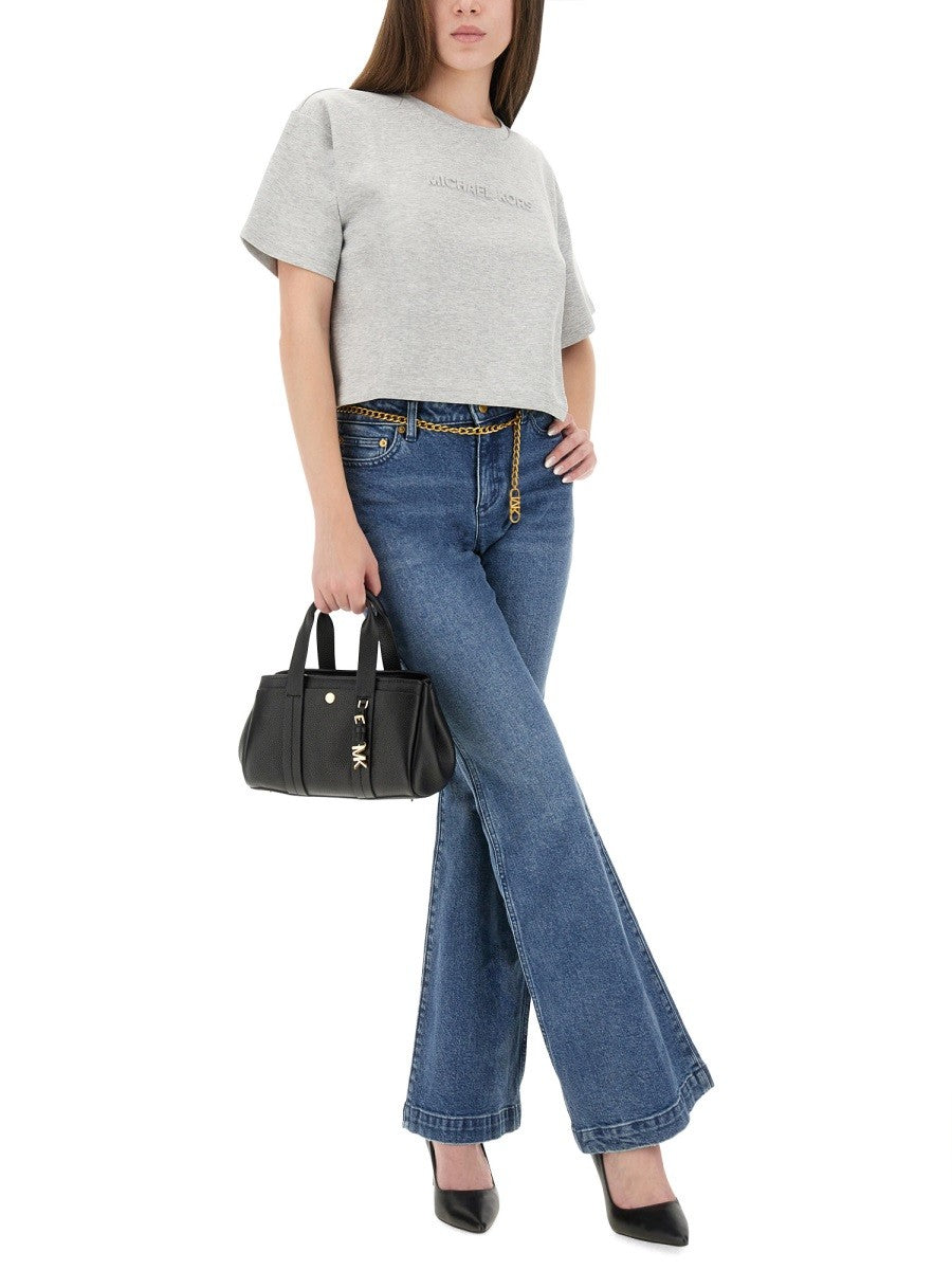 Michael By Michael Kors FLARE JEANS MET RIEM