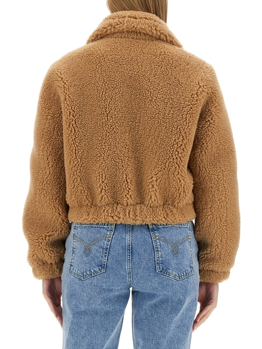 Moschino Jeans BUNDA S KOŽUŠKOVÝM EFEKTOM