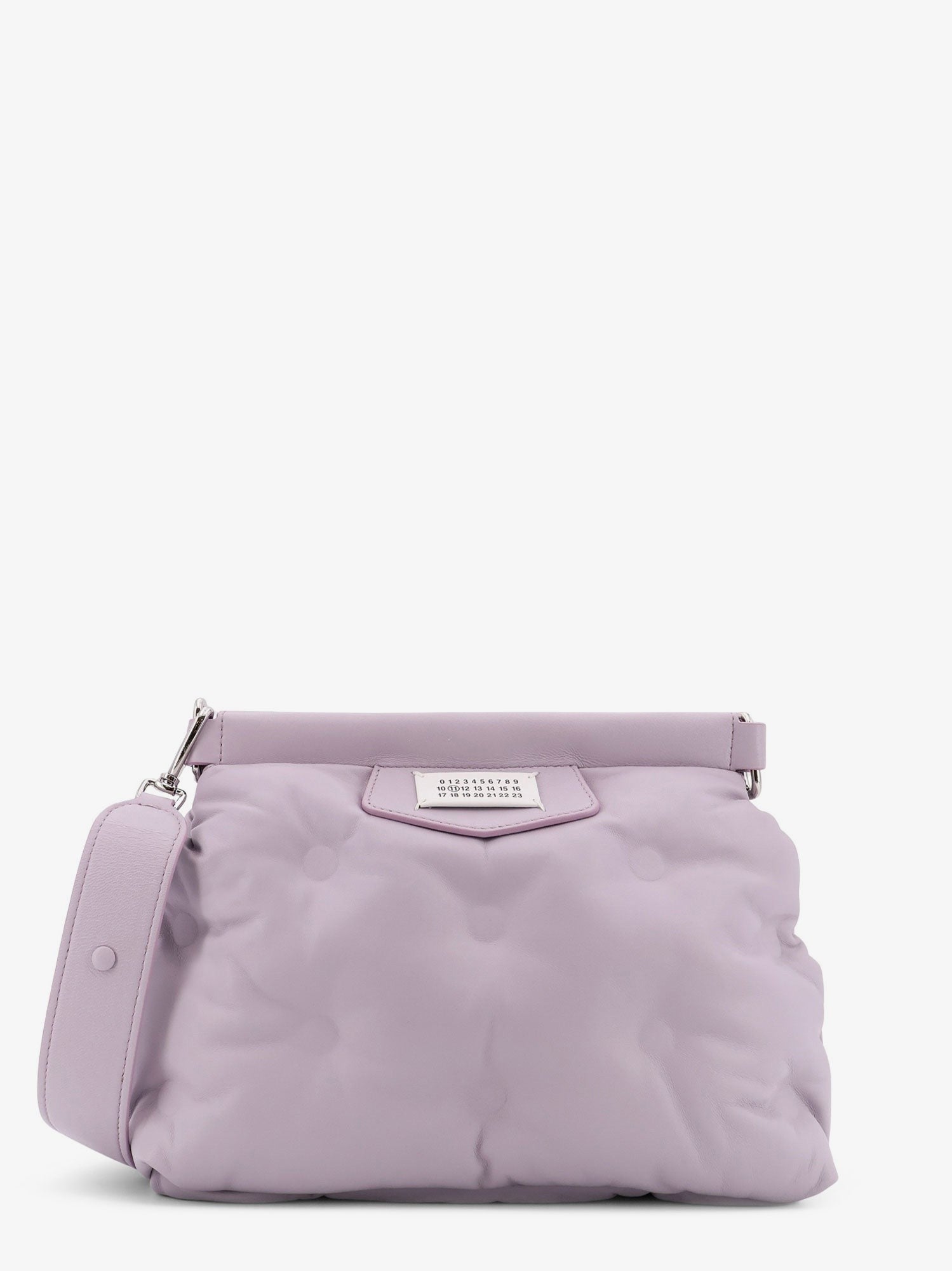 ショルダーバッグ・ポシェット MAISON MARGIELA Glam Slam leather crossbody bag Glicine Maison Margiela Glam Slam Classique quilted leather