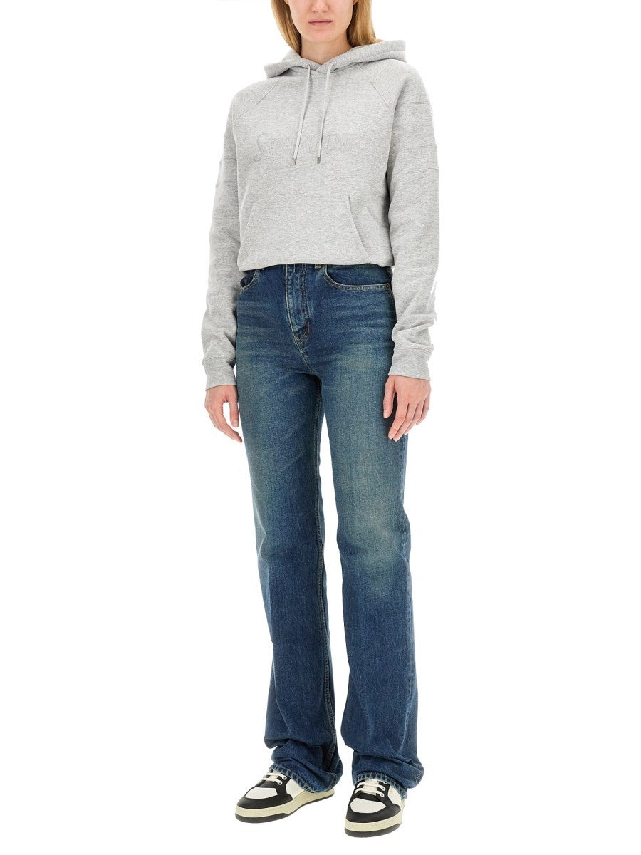 Saint Laurent Camisola com Capuz