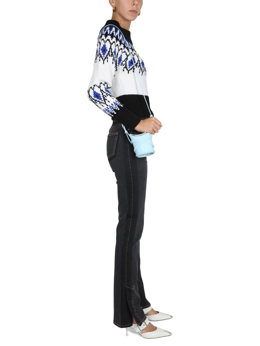 Alexander Mcqueen JEANS MED VIDE BEN