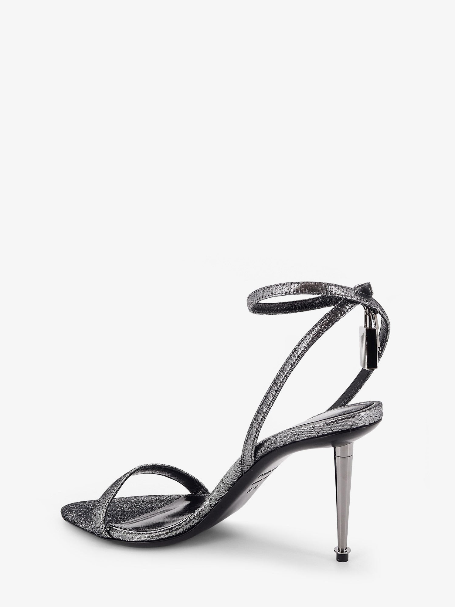 Tom Ford Laminated heeled sandals with laminated effect