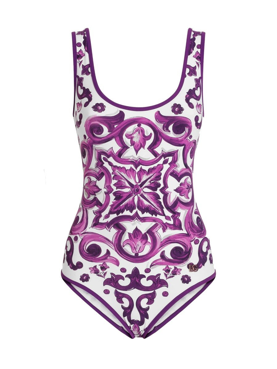 ◆完売前に◆【Dolce&Gabbana】マヨリカプリント ワンピース水着 Dolce & Gabbana マヨリカプリント ワンピース水着 – MoonFits