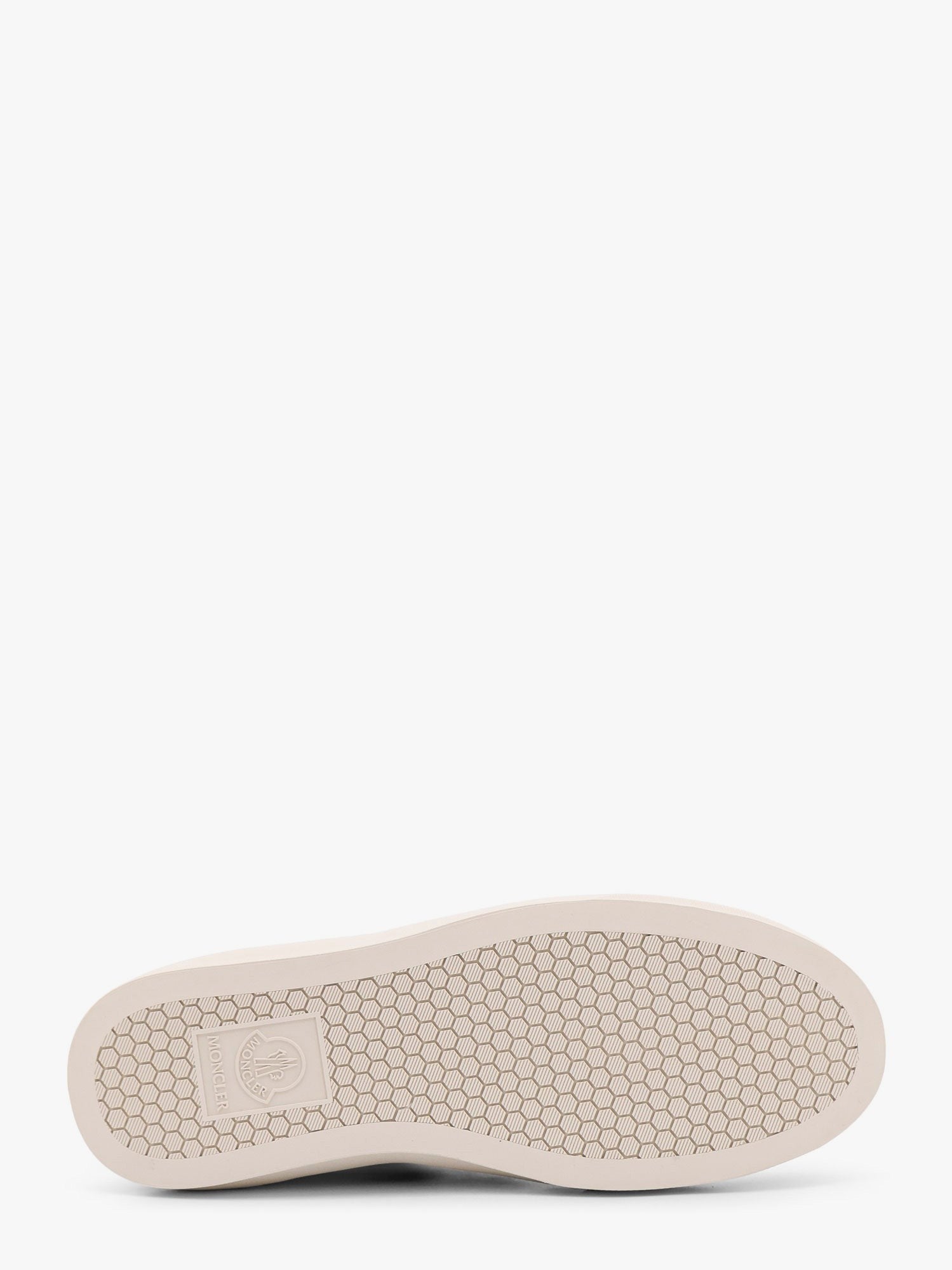 Moncler Monaco2 leren sneakers met logoprint