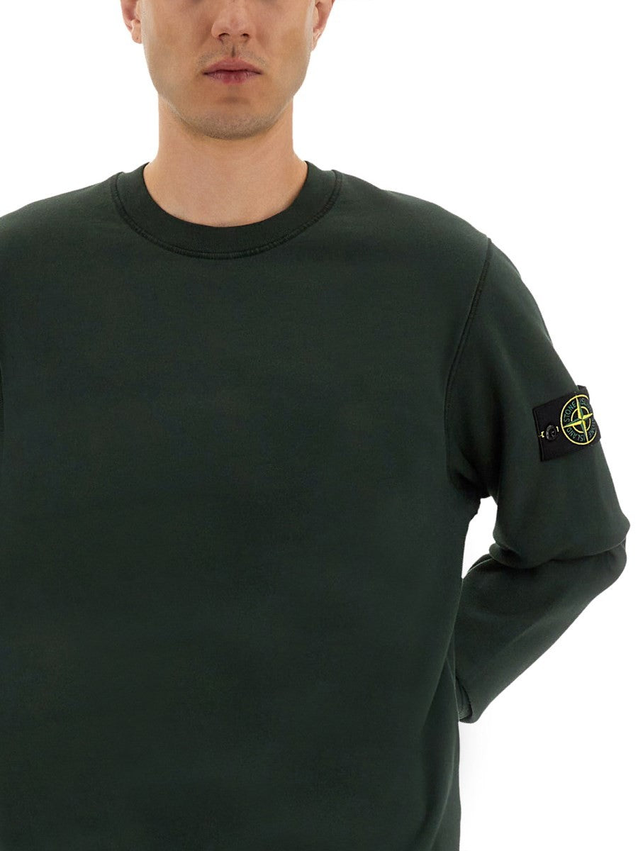 Stone Island SWEATSHIRT MIT REGULÄRER PASSFORM I