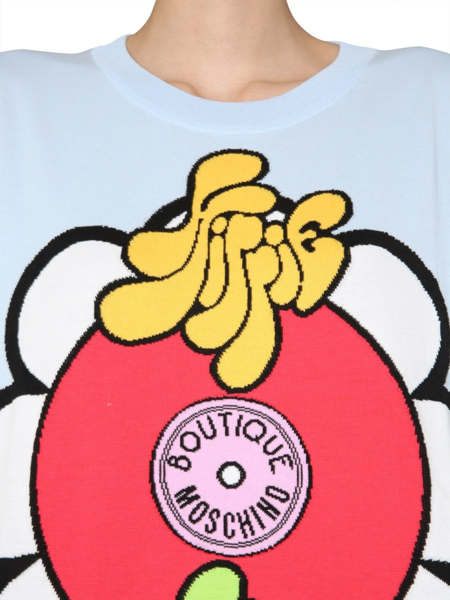 Boutique Moschino クルーネックTシャツ