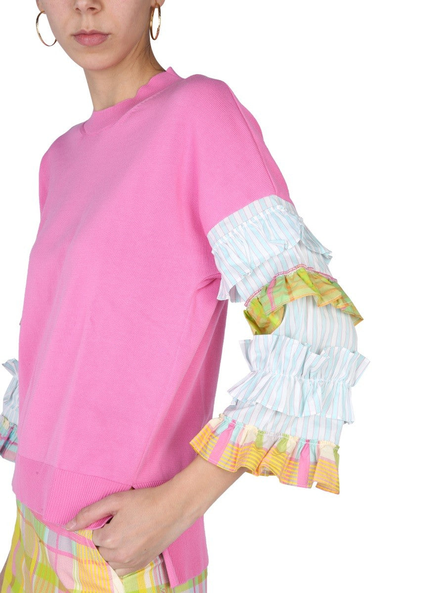 جيرسي RUFFLES من Boutique Moschino