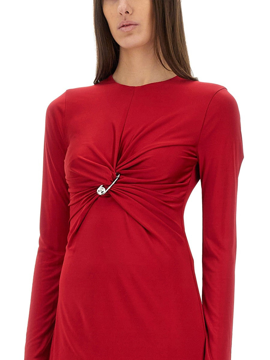 Versace MIDI ŠATY "SAFETY PIN"