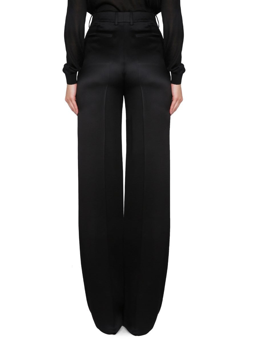 Saint Laurent SATIN FLARED PANTS