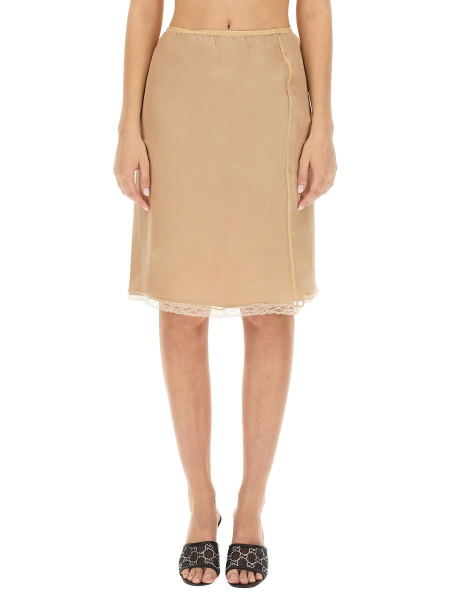 スカート GUCCI FW23 SILK CHIFFON SKIRT (760549 XUAI05735) Gucci SILK CHIFFON SKIRT | Shop Now – MoonFits