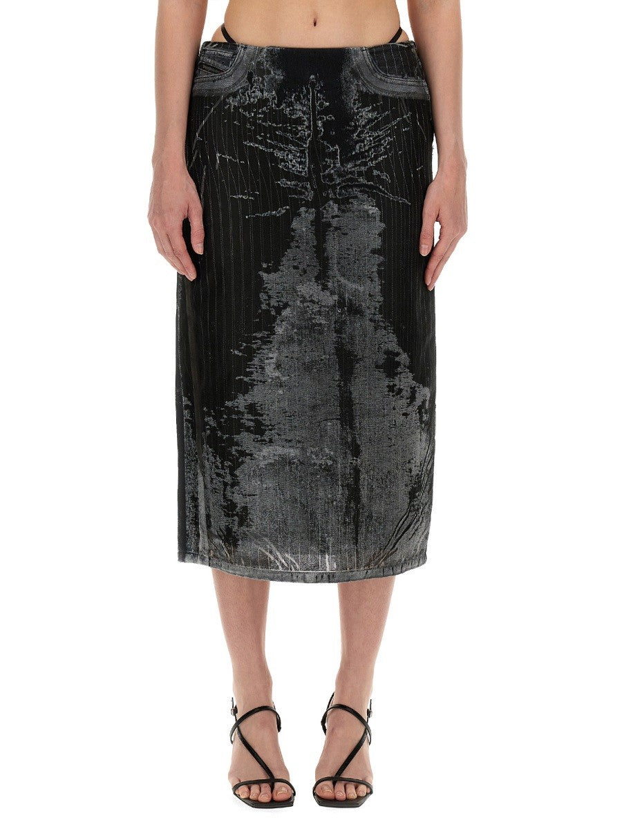 【送料&関税込】Diesel Skirt de-pra-fse1 Diesel SKIRT