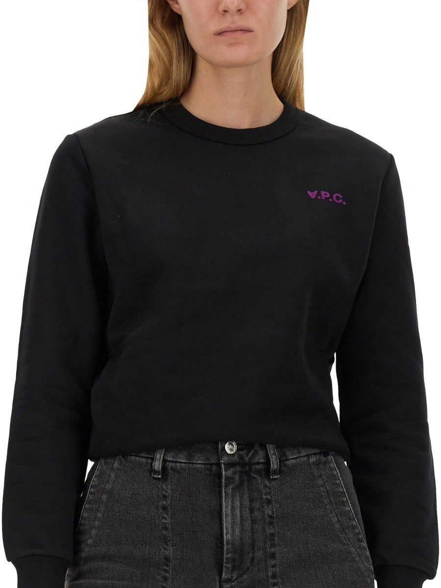 A.P.C. SWEATSHIRT MED LOGO