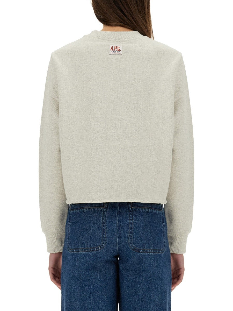 A.P.C. SWEATSHIRT MED LOGO