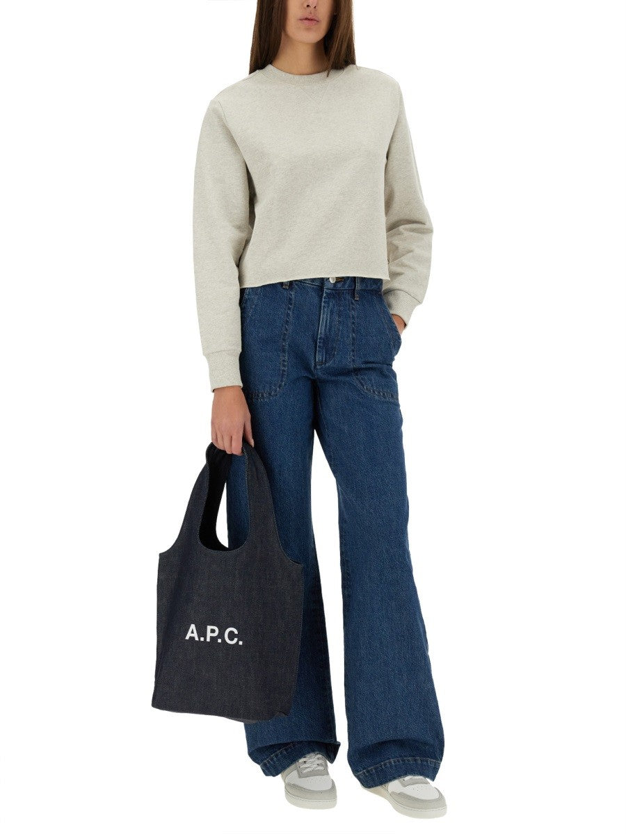 A.P.C. SWEATSHIRT MED LOGO