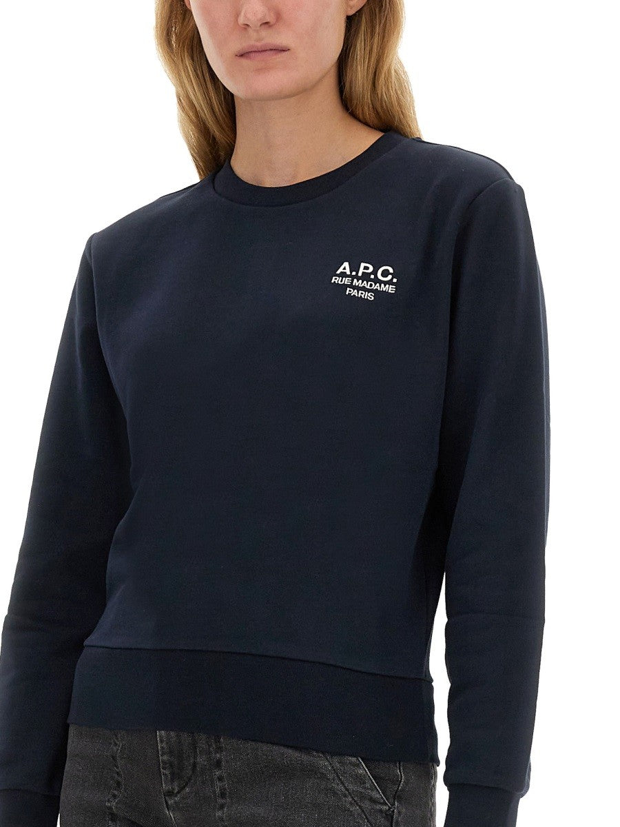 A.P.C. SWEATSHIRT MED LOGO
