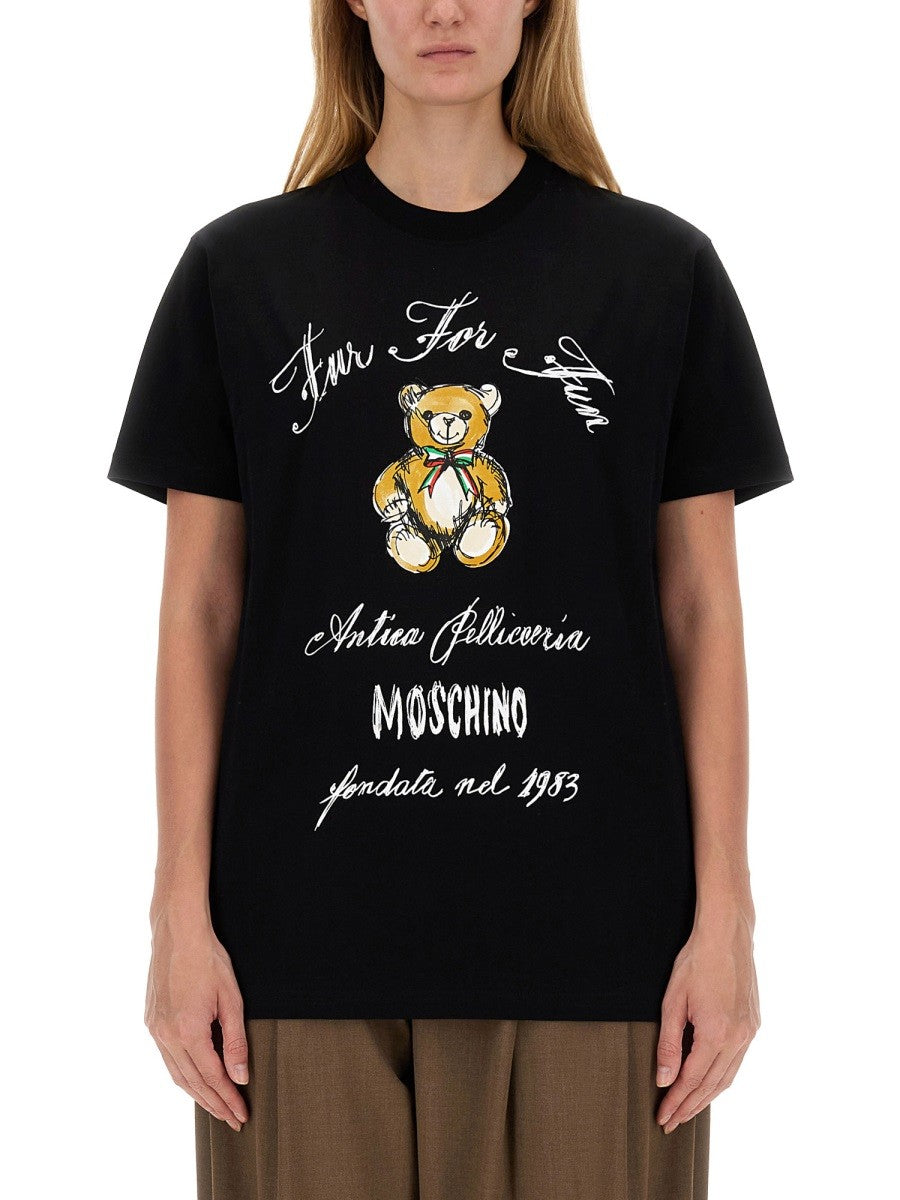 Moschino T-SHIRT MED LOGO