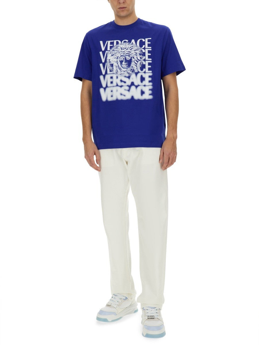 Versace T-SHIRT MET LOGO