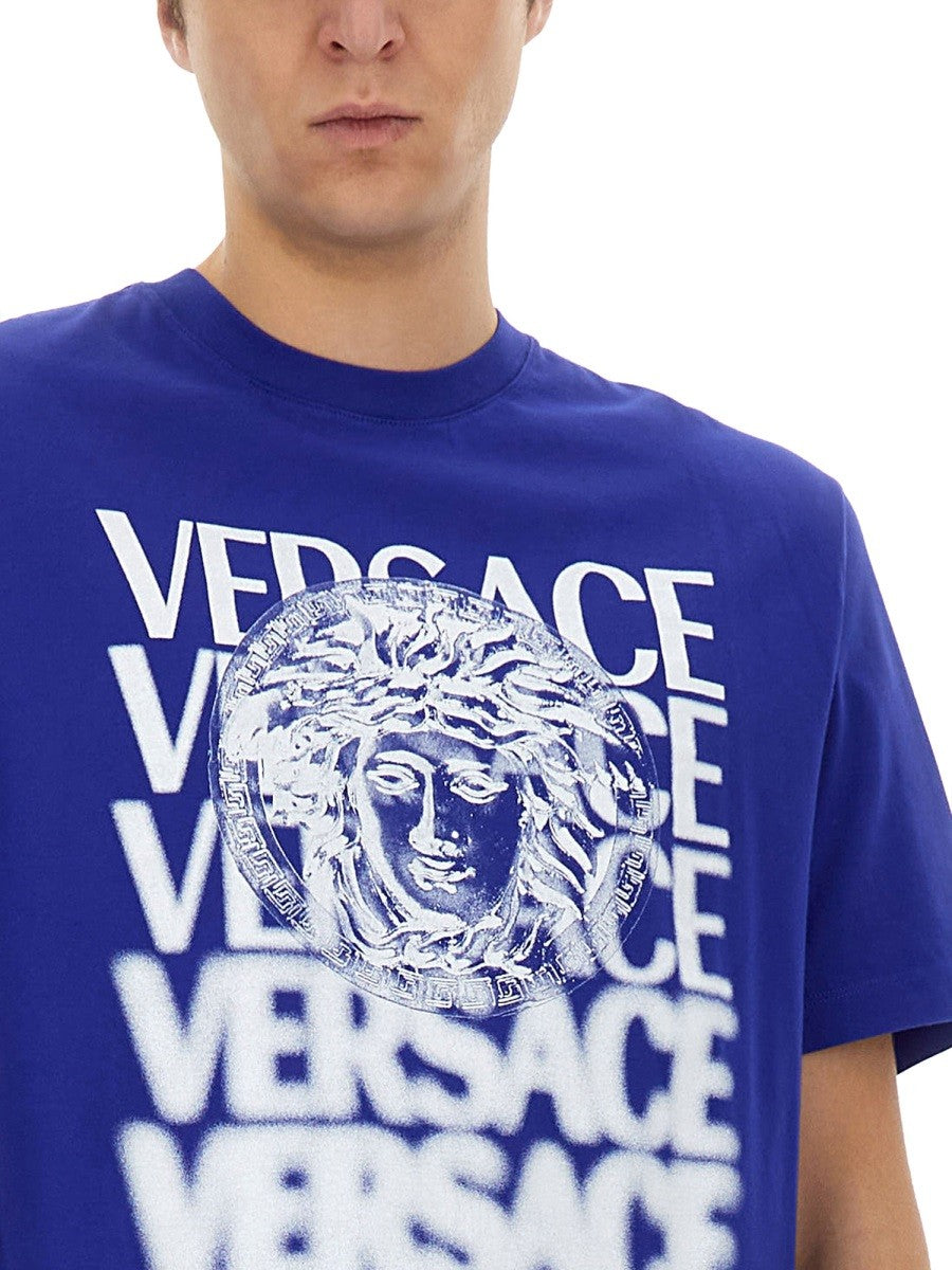 Versace T-SHIRT MET LOGO