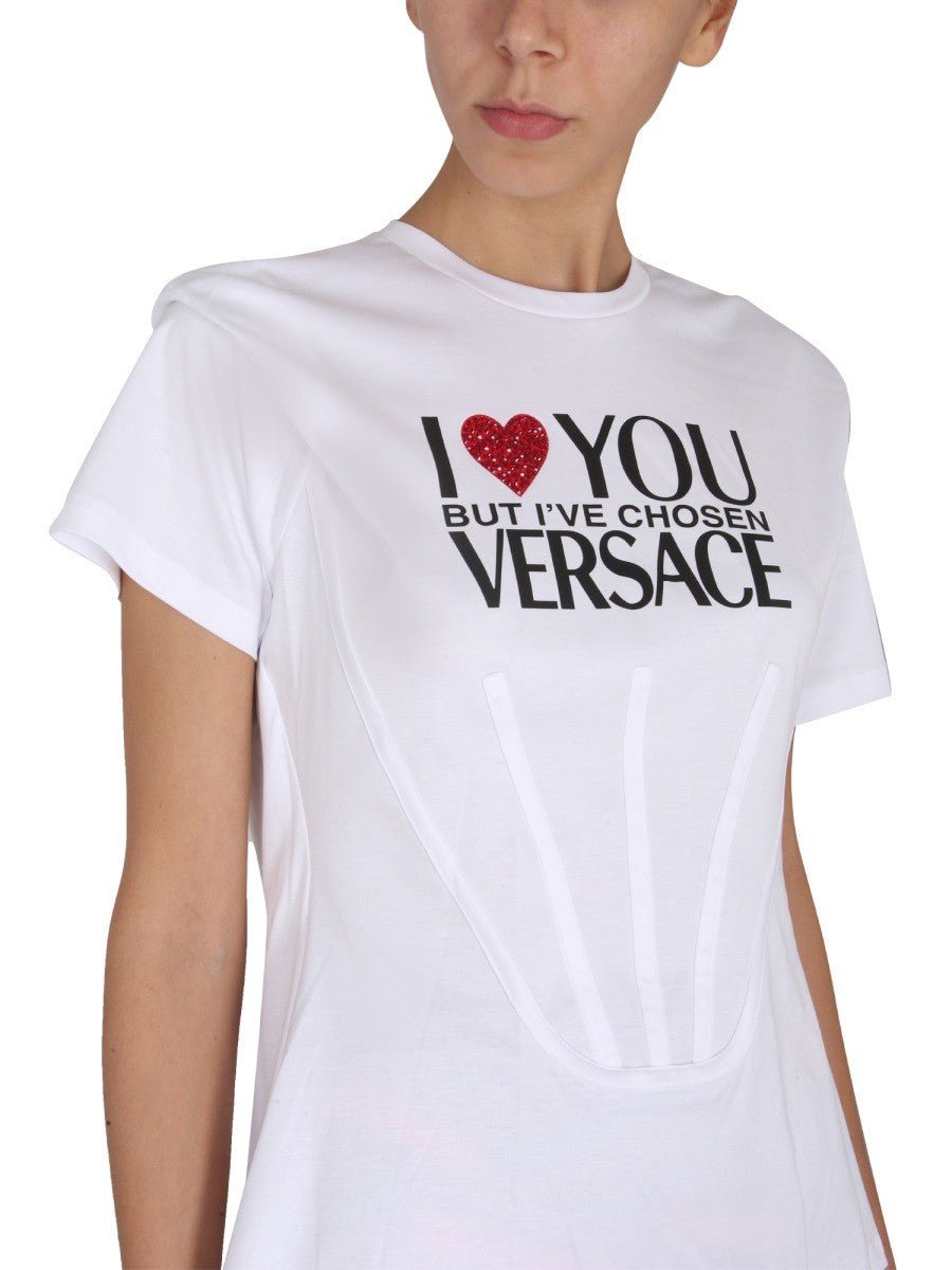 Versace T-SHIRT MET LOGO