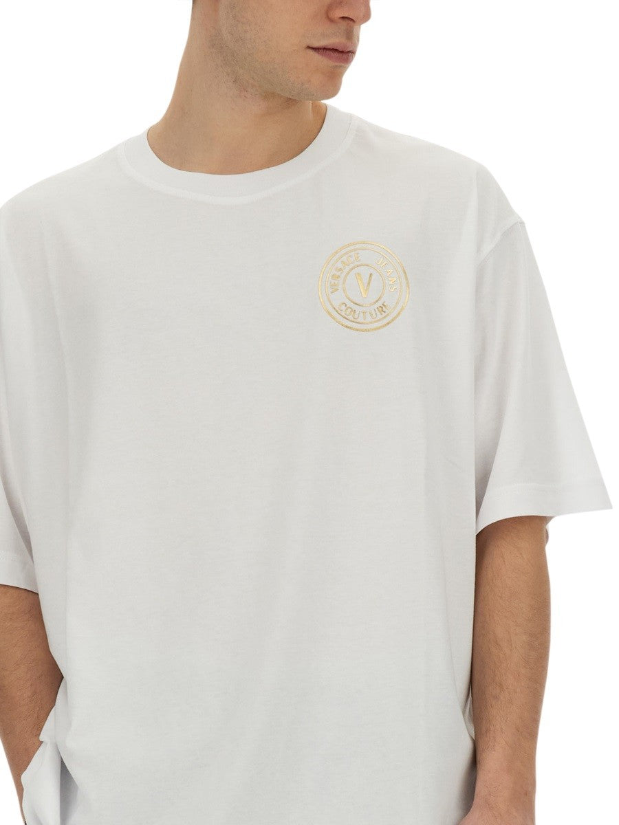 Versace Jeans Couture T-SHIRT MET LOGO