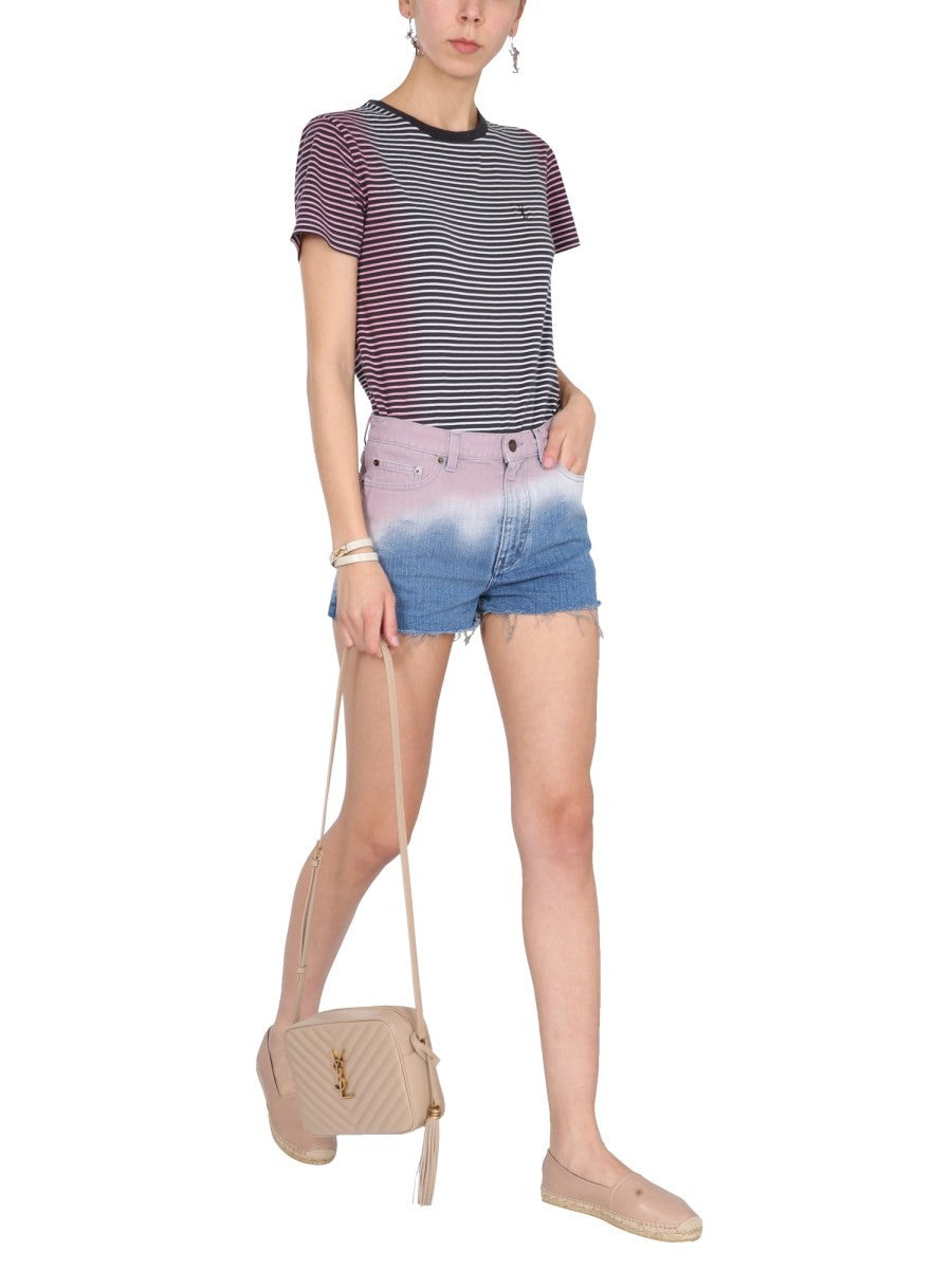 Saint Laurent TIE DYE SHORTS