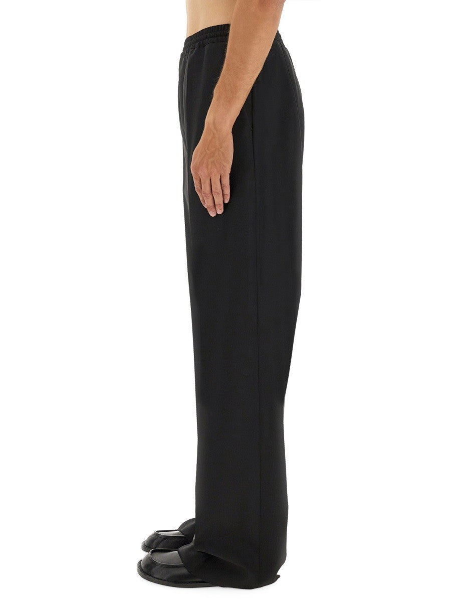 Moschino wollen canvas broek