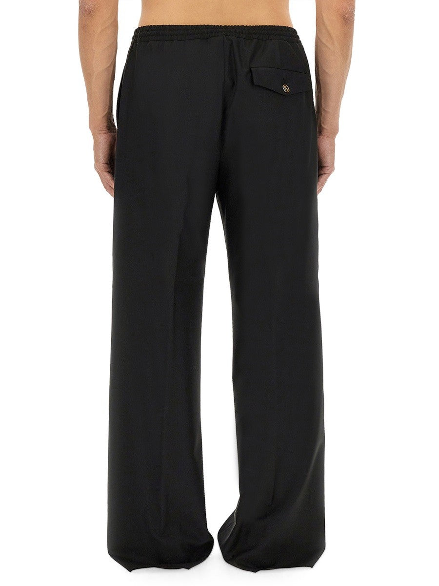 Moschino wollen canvas broek