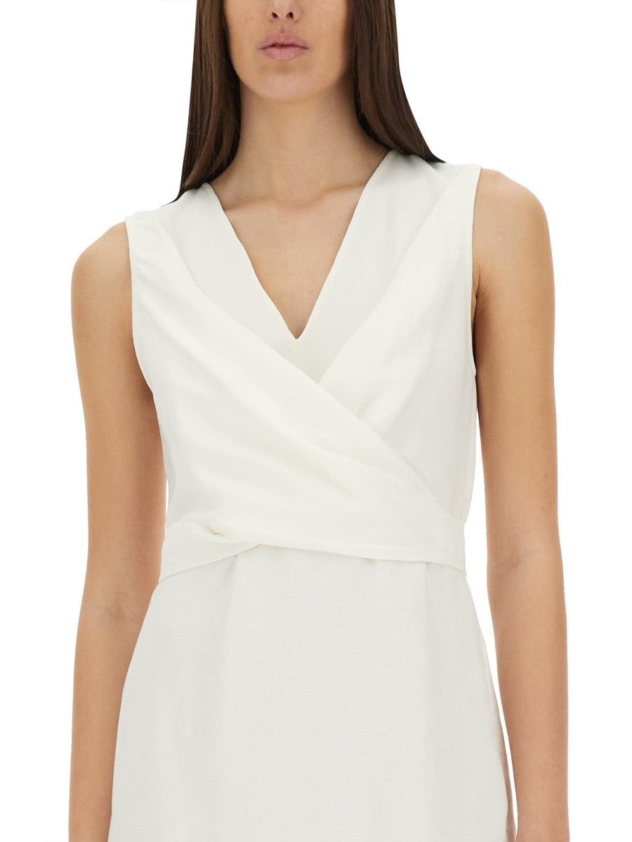 Vestido "EFECTO ENVOLVENTE" de Brunello Cucinelli