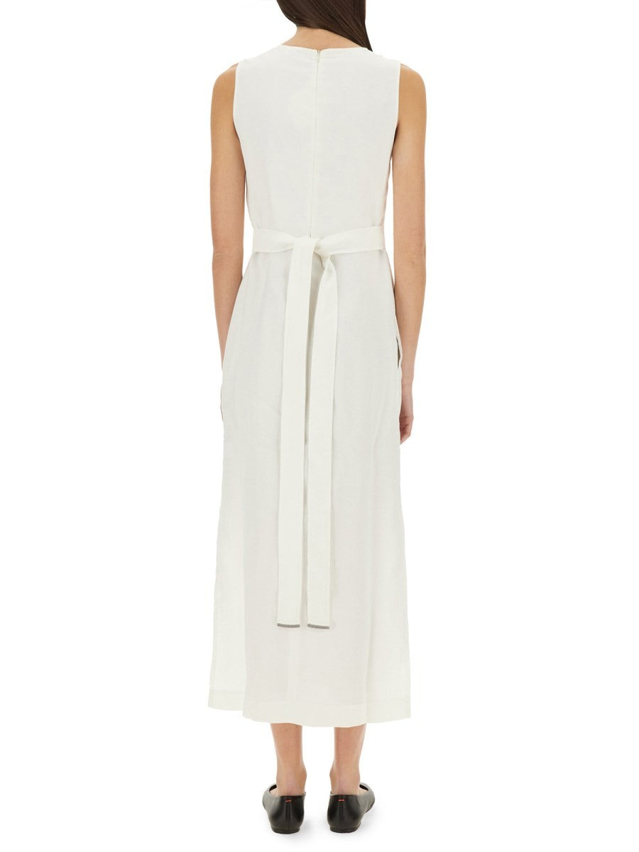 Vestido "EFECTO ENVOLVENTE" de Brunello Cucinelli