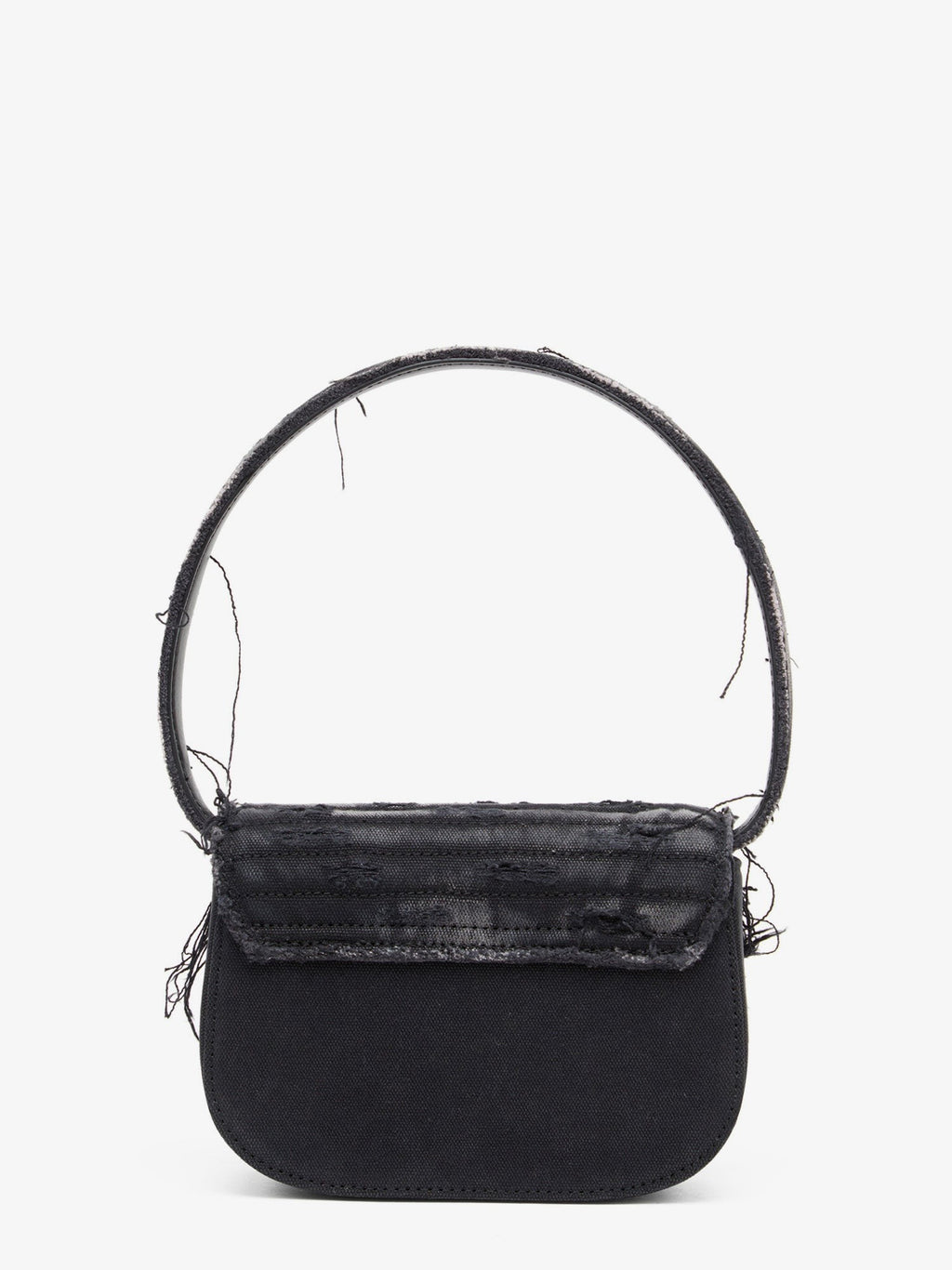 Diesel 1DR denim shoulder bag with used effect