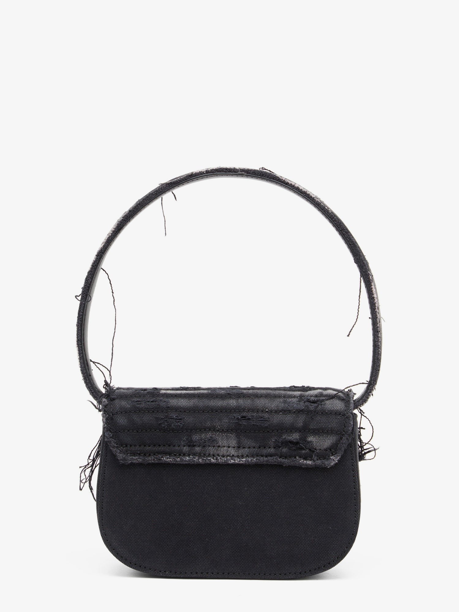 Diesel 1DR denim shoulder bag with used effect