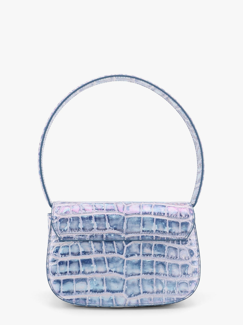 Diesel 1dr kožená taška přes rameno s logem Oval-D