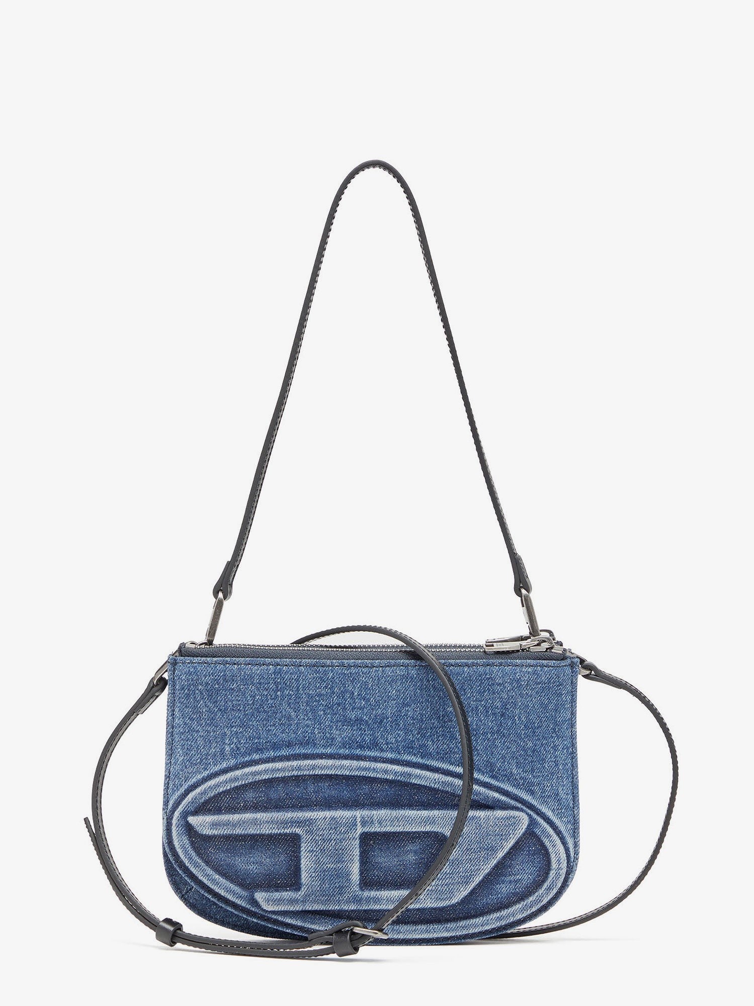 Diesel 1DR Twin denim crossbody bag