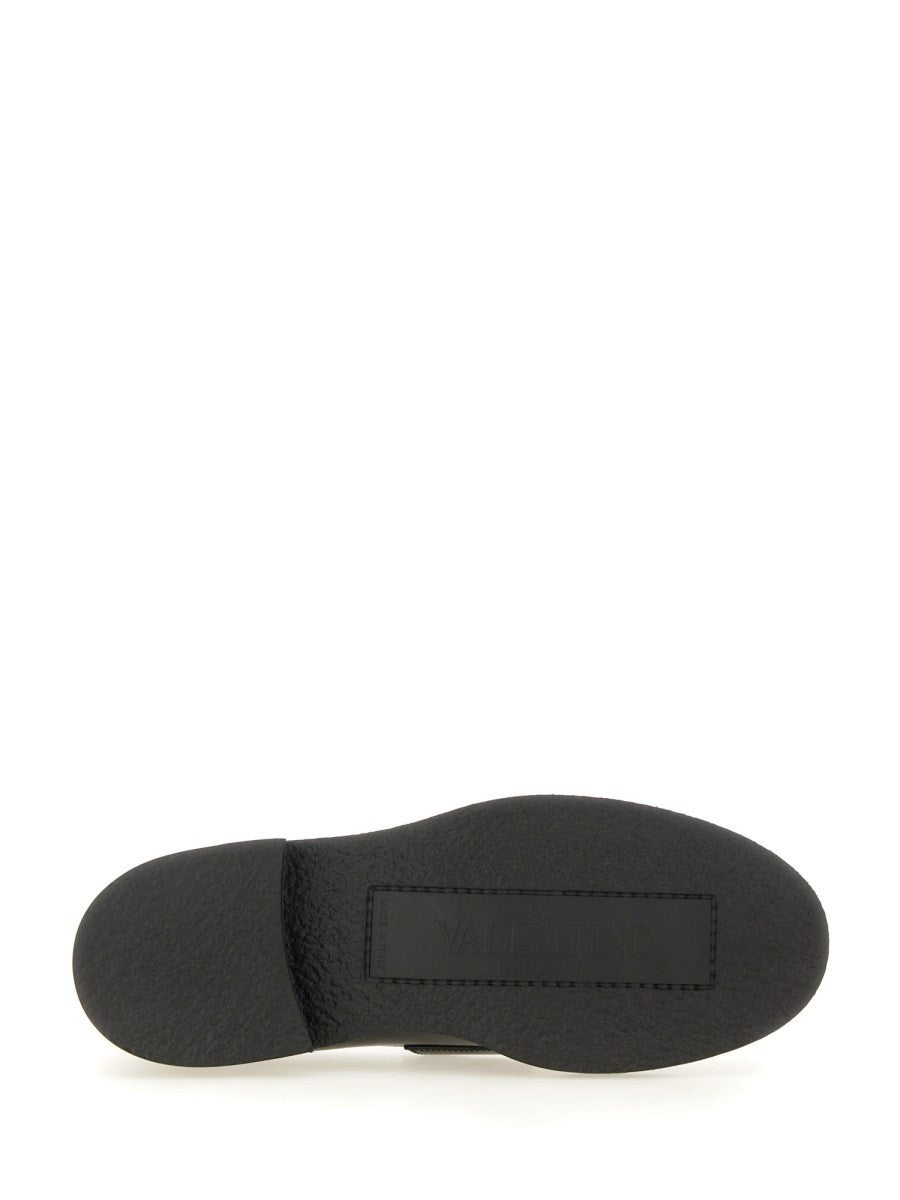 Valentino Garavani 40MM CALFSKIN "VLOGO LOCKER" LOAFER